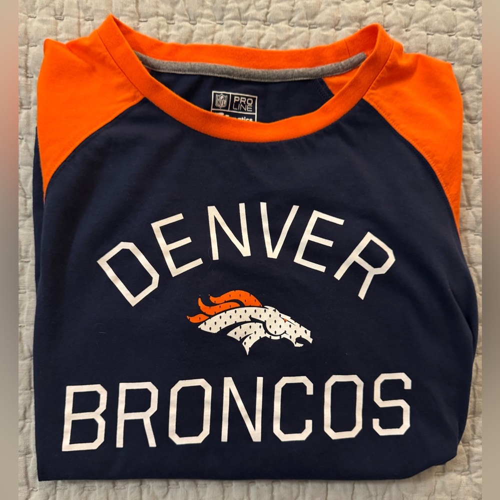 Fanatics Denver Broncos Navy and Orange Jersey